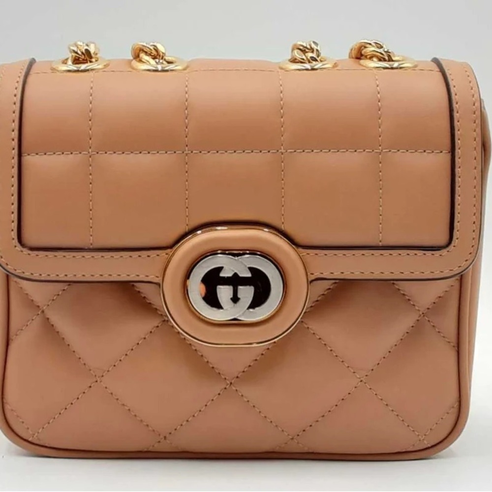 Gucci Quilted Leather Mini Deco Shoulder Bag